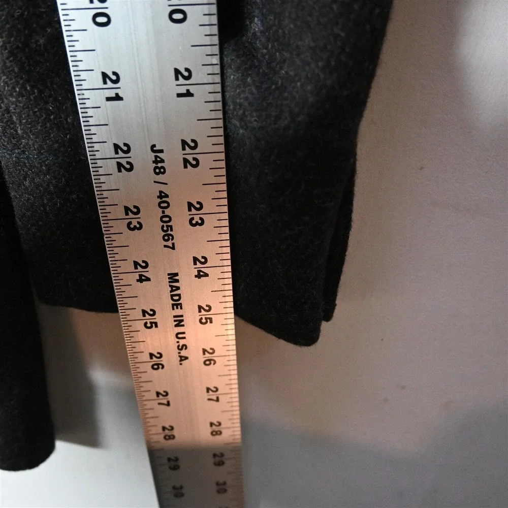 Vtg Bespoke 44L Brown Windowpane Tweed Wool Mens‎ Blazer Sport Coat Jacket